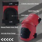 MELOTOUGH Knee Pads for Work,Construction,Flooring,Gardening-Comfortable and Flexible(Red)