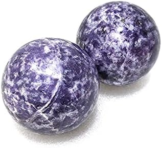Health & Household Natural Crystals Quartz Whole Purple Lepidolite Sphere Energy Stone Reiki Healing Ball Room Home Aquarium Decoration Gemstone (Size : 8-8.5cm)