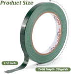 2 Rolls Green Floral Tape 1/2 Inch x 30 Yard – Waterproof Florist Tape for Fresh Flowers, Bouquet Binding, Wedding Bouquet Wrap & Floral Crafts