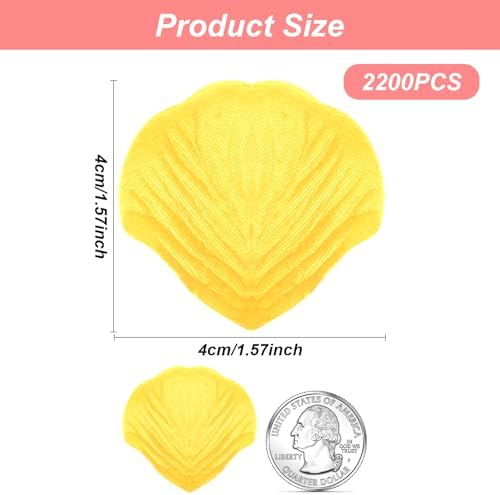 2200PCS Artificial Flower Petals Fake Rose Petals for Romantic Night,Wedding,Proposal Anniversary Flower Decorations (Orange)
