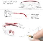 Anti Fog Safety Glasses Safety Goggles Over Glasses Protective Glasses with Anti Scratch Lenses Adjustable