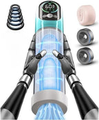 2-in-1 Electric Vacuum Pump for Male Enhancement with 6 Training Modes and 5 Suction Modes QC49080