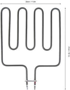 Finlandia Element, Electric Sauna Heating Element, Stainless Steel Sauna Electric Heat Tube, Straight Heat Component for Sauna Stove(SAV-2000W)