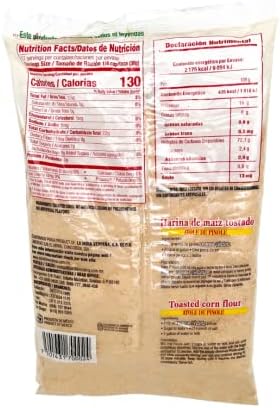 La India Verdena Toasted Corn Pinole 100 Natural