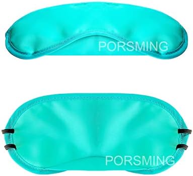 Eye Mask Sleep Masks Pack of 36 PorsMing Sleeping Mask Blindfold Eye Cover Team Building Games Party with Nose Pad and Adjustable Strap for Women Men Kids 4 Layers Colors (18 Color 36 Pieces)