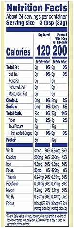 Cream of Wheat Original Stove Top Hot Cereal, 1 Minute Cook Time, 28 Ounce (Pack of 2)