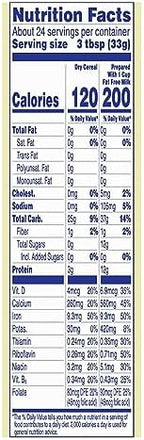 Cream of Wheat Original Stove Top Hot Cereal, 1 Minute Cook Time, 28 Ounce (Pack of 2)