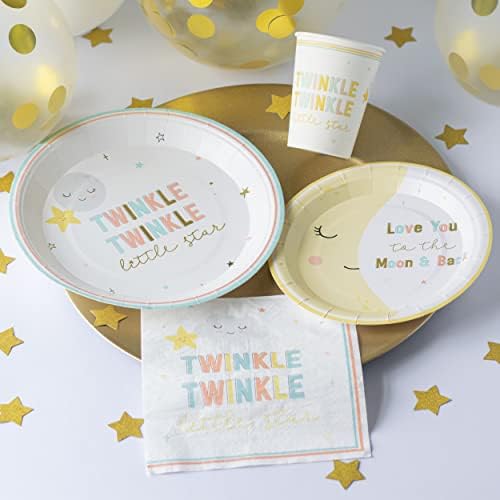 Kate Aspen Twinkle Twinkle Baby Baby Shower 2 Ply Paper Napkins (Set of 30), Thick Decorative Dinner Napkins
