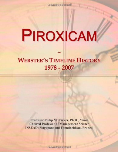 Piroxicam: Webster's Timeline History, 1978 - 2007