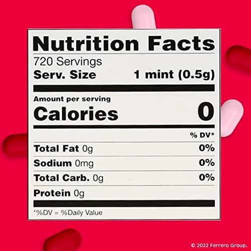 Tic Tac Strawberry & Cream, On-the-Go Pocket-Sized Mints, 200 pieces, Bulk 8 Pack, 3.4 oz Each