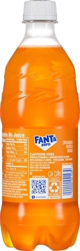 Fanta Zero Sugar Orange 20oz
