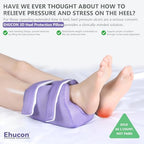 3D Heel Protectors for Pressure Sores,Ankle Elevation Pillow Foot Support Cushion for Bed Sores,Heel Cushions for Heel Pain Relief