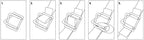 ESK Packaging® 1/2" Strapping Buckle – Reusable Heavy-Duty Self Locking Galvanized Coated Wire Buckles for Cord Strapping, Metal Buckle 1000/Case