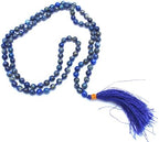 Jet Energized Lapis Lazuli Japa Mala jet International Crystal Therapy 6 mm 108 + 1 Prayer Beads