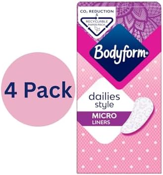 Bodyform Pantyliners Micro 22 per Pack Case of 4
