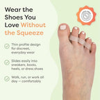 ZenToes Hammer Toe Corrector for Women & Men | Triple Loop Gel Toe Spacers & Separators | Realign Bent, Crooked, Curled, Claw, Hammertoes | Firm Support for Straightening | 4 Pack, Clear