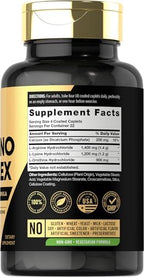 Carlyle Tri-Amino L-Arginine L-Ornithine L-Lysine Supplement | 90 Caplets | Vegetarian, Non-GMO, Gluten Free
