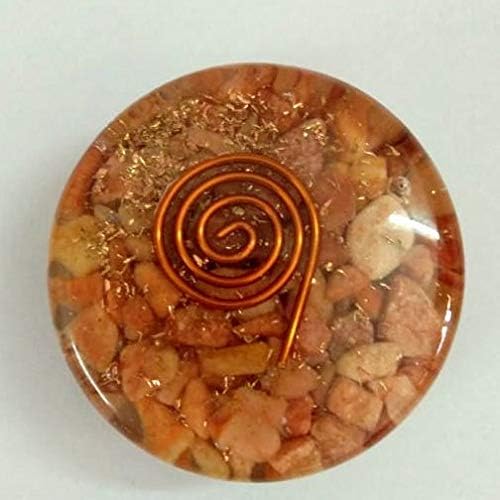 Jet Energized New Pink Moonstone Orgone Tower Buster Orgonite Piezo Electric EMF Protection Generator Frequency Ions Tested Cloud Chem Buster 40 Page Jet International Image is JUST A Reference