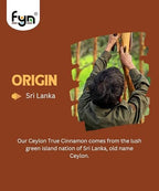 FYN True Sri Lankan Cinnamon Quills / World's Finest Ceylon Dalchini (100g)