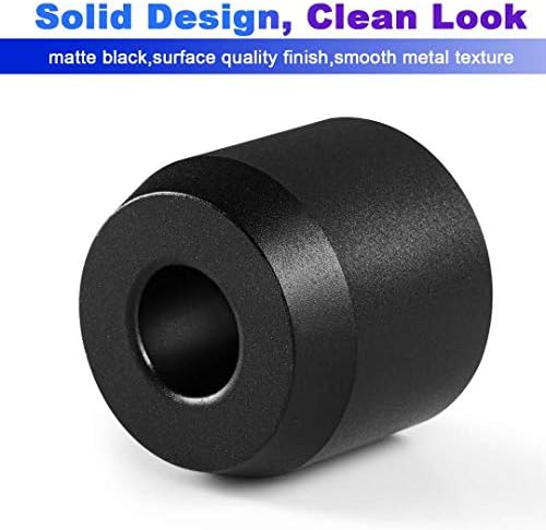 Caudblor 2Pcs Men's Shaving Safety Razor Stand, Premium Aluminum Alloy Matte Black Retro Double Edged Razor Holder for Men Women, Simple Small Long Handle DE Razor Base Tool, Cute Shaver Accessories
