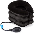 SGerste Soft Air Inflatable Pillow Cervical Neck Head Pain Relief Traction Support Brace Device