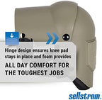 Sellstrom Ultra Flex KneePro Professional Knee Pads for Men & Women with Thick Foam Cushioning & Heavy Duty Hard Outer Shell - Adjustable Straps with Speed-Clips & Ergonomic Metal Hinges - for Construction Work, Gardening, Roofing, Flooring