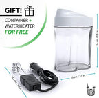 Complete Yerba Mate Kit – Stainless Steel Mate Cup Set, Bombilla (Straw) & 750ml Thermo | Argentine Mate Set + Canvas Bag, Yerbero Container & Car Heater (Black)
