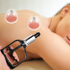 NOLITOY Universal Cupping Vacuum Pump - High Suction Manual Hand Pump Replacement - One-Hand Operation Portable Vacuum Handle for Chinese Cupping Therapy, Home Spa & Massage Parlor