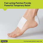 PROFOOT Pain Relief Patches for Foot & Heel Pain - 6 Count - Up to 8 Hours Relief from Sprains, Strains & Bruises