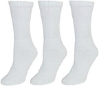 CTM Women's Diabetic Crew Socks (3 Pair Pack)