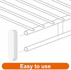 4 Pcs Closet Rod End Caps Plastic Rod Spacer Cap Wire Shelf End Caps Closet System Parts Shelf Covers For Wire Shelve