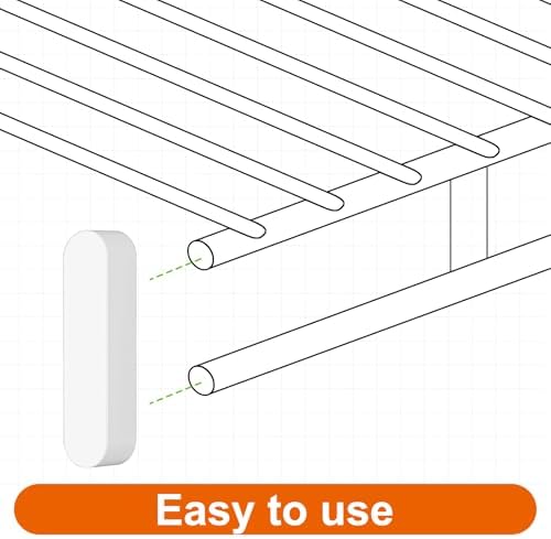 4 Pcs Closet Rod End Caps Plastic Rod Spacer Cap Wire Shelf End Caps Closet System Parts Shelf Covers For Wire Shelve