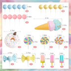 25Pcs Candy Cake Topper Candy Cake Decoration for Baby Shower Party Supplies