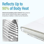 Primacare CB-6841-CS Emergency Foil Mylar Thermal Blanket, 84" Length x 52" Width (Pack of 10)
