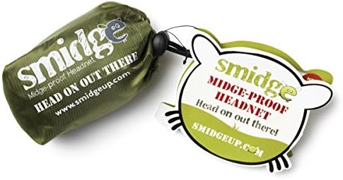 Smidge Unisex's Midge and Mosquito-Proof Super Lightweight Head Net-Green, One Size