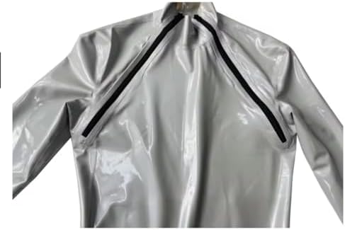 Men's Latex Catsuit Shoulder Zip d 0.4mm