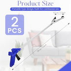 Sabary 2 Pcs 35 Inch Suction Cup Grabber Reacher Heavy Aluminum Trash Pick up Stick, Long Handy Aids Nonslip Claw Reach Tool for Elderly Pick up Trash Arm Extension Litter Picker(Blue)