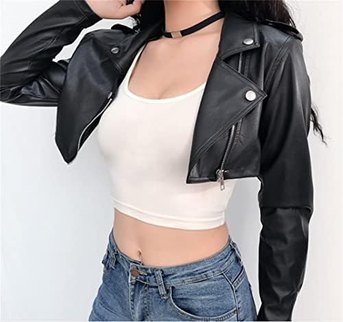 Sup-Coente Goth Fashion Crop Top Jacket for Women Teen Girls Juniors or Teenagers