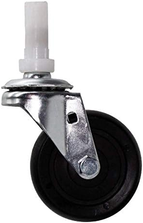 3" Replacement Rubbermaid Cart Caster for Rubbermaid Utility Cart Series 3424-88, 3355-88, 4000, 6118, and More | (1 Piece) | CasterHQ Brand