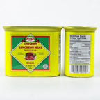 Ziyad Chicken Luncheon Meat, Halal, 12 Ounce Pull-Top Can, Fully Cooked, Ready to Eat, 0g Trans Fat, Gluten Free, Easy Open, Canned Meat for Sandwiches & Breakfast. Shelf Stable, Great for Camping or Bunker Prep