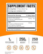 BulkSupplements.com HMB Powder - Beta-Hydroxy Beta-Methylbutyrate, Calcium HMB Supplement - Gluten Free - 1g per Serving, 250g (8.8 oz) (Pack of 1)