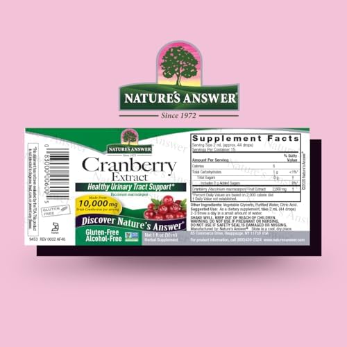 Nature's Answer Alcohol-Free Cranberry 1oz Extract