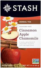 Stash Tea Cinnamon Apple Chamomile Herbal Tea, 20 Count