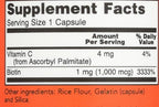 Now Foods Biotin 1000 MCG - 100 Capsules