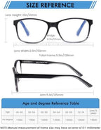 5 Pack Blue Light Blocking Reading Glasses for Men with Spring Hinge Fashion Large Wide Computer Readers for Men