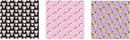Bloch unisex-child Children's Soft Stretch Reusable Face Mask With Lanyard and Moldable Nose Pad (Pack of 3 Assorted Prints)