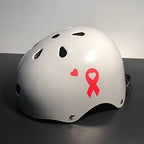 500 Red Ribbon Stickers AIDS Awareness Day Accessories Heart Disease Awareness Sticker Ribbon Week Supplies (Red)