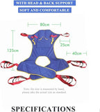 Patient Lift Slings, Full Body Patient Aid Transfer Sling, 230 Kg / 507lb, Patient Lifter Lift Equipment, Heavy Duty Transfer Belt, Rehabilitation Aid , for Patients Disabled Elderly Shower Bath