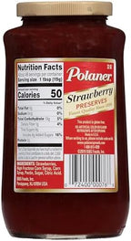 Polaner Preserves, Strawberry, 32 Ounce
