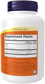 NOW Foods Supplements, Borage Oil 1000 mg with 240mg of GLA (Gamma Linolenic Acid), 120 Softgels